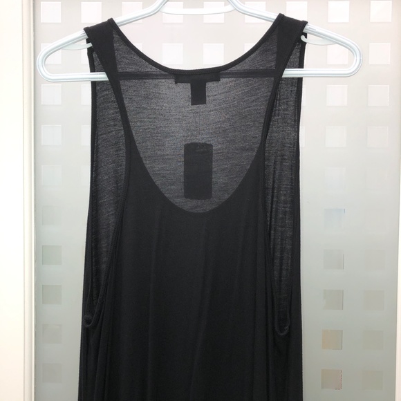 FOREVER 21 Scoop Neck + Side Sheer Knit Bi-Level Tank Top Black, Size L, NWT! - Picture 9 of 14